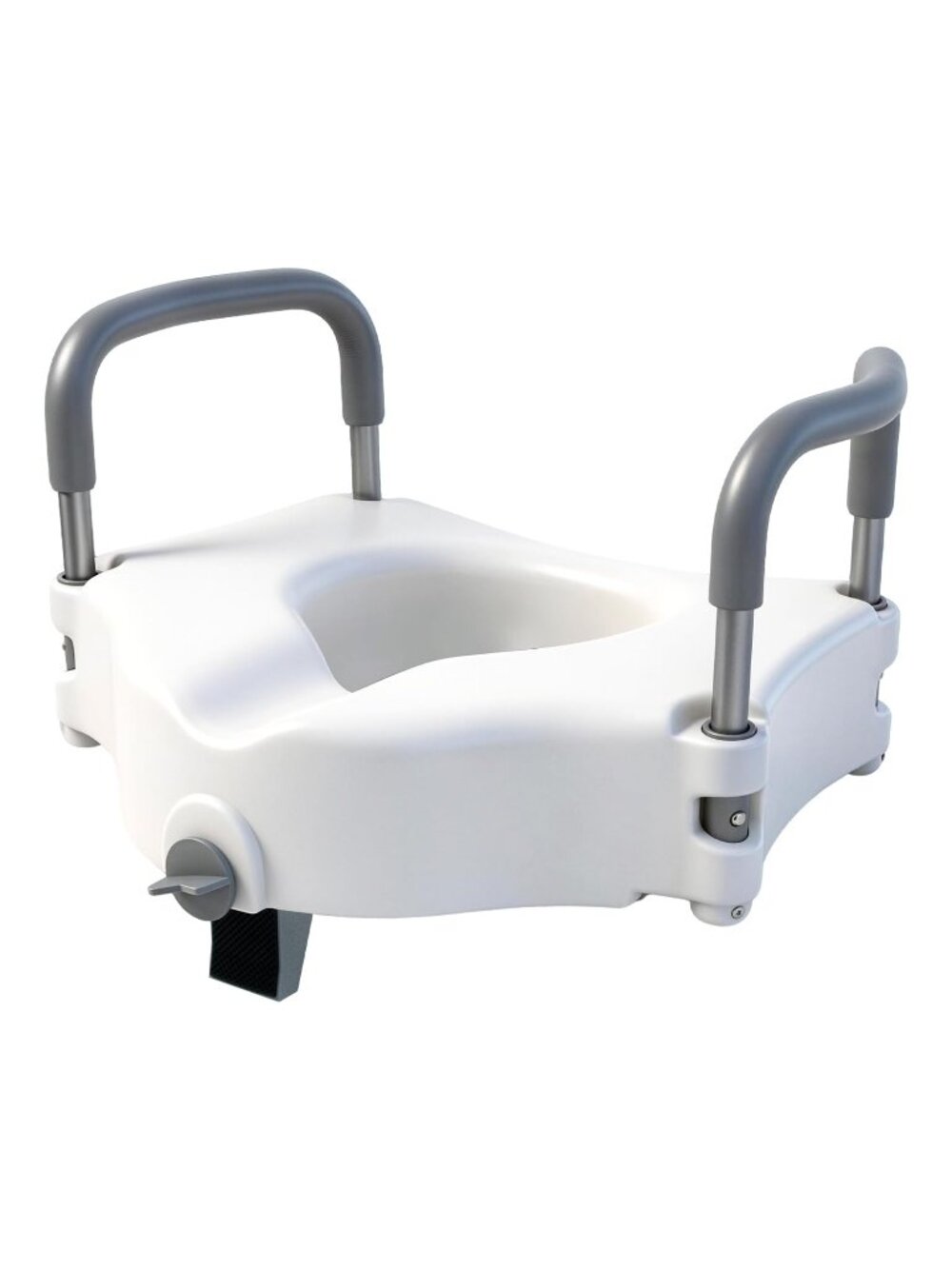SUCCU Raised Toilet Seat with Handles, Toilet Seat Riser for Seniors